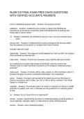 BLAW 310 FINAL EXAM FRED DAVIS QUESTIONS WITH VERIFIED ACCURATE ANSWERS