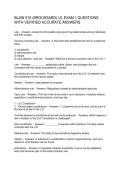 BLAW 310 &lpar;BROUSSARD&rpar; UL EXAM 1 QUESTIONS WITH VERIFIED ACCURATE ANSWERS