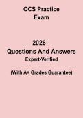 OCS Practice Questions &ndash; Officer Candidate School Exam Prep & Study Guide