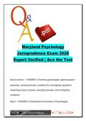 Maryland Psychology Jurisprudence Exam &ndash; 320 Questions and Answers on Ethics&comma; Licensure Law&comma; Confidentiality & Title 18