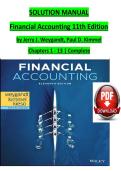 Solution manual for financial accounting 11th edition by jerry j weygandt paul d kimmel donald e kieso&period;pdf