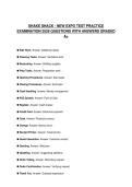 SHAKE SHACK - NEW EXPO TEST PRACTICE EXAMINATION 2026 QUESTIONS WITH ANSWERS GRADED A&plus;