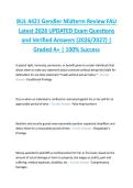 BUL 4421 Gendler Midterm Review FAU  Latest 2026 UPDATED Exam Questions  and Verified Answers &lpar;2026&sol;2027&rpar; &vert;  Graded A&plus; &vert; 100&percnt; Success 