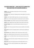 SIX SIGMA GREEN BELT &colon; AIGPE PRACTICE EXAMINATION 2026 QUESTIONS WITH ANSWERS GRADED A&plus;