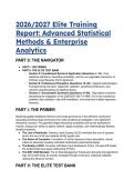 2026&sol;2027 StraighterLine Business Statistics Prep&colon; Advanced Analytics & R Programming Test Bank  