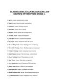 SKI PATROL BUNDLED CERTIFICATION SCRIPT 2026 QUESTIONS WITH SOLUTIONS GRADED A&plus;