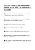 NURS 6512 ADVANCED HEALTH ASSESSMENT MIDTERM ACTUAL PAPER 2026 VERIFIED STUDY SOLUTIONS