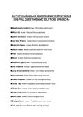 SKI PATROL BUNDLED COMPREHENSIVE STUDY GUIDE 2026 FULL QUESTIONS AND SOLUTIONS GRADED A&plus;