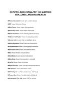 SKI PATROL BUNDLED FINAL TEST 2026 QUESTIONS WITH CORRECT ANSWERS GRADED A&plus;