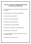 MED AIDE - CHAPTER 3 - SUPPORTING PROCEDURES TEST GUIDE EXAM REVIEW 2026