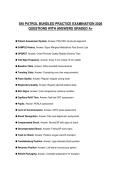 SKI PATROL BUNDLED PRACTICE EXAMINATION 2026 QUESTIONS WITH ANSWERS GRADED A&plus;