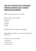 NURS 6512 ADVANCED HEALTH ASSESSMENT MIDTERM EXAMINATION 2026 COMPLETE QUESTIONS AND ANSWERS