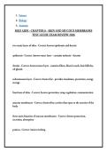 MED AIDE - CHAPTER 6 - SKIN AND MUCOUS MEMBRANES TEST GUIDE EXAM REVIEW 2026