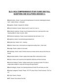 SLO1 WGU COMPREHENSIVE STUDY GUIDE 2026 FULL QUESTIONS AND SOLUTIONS GRADED A&plus;
