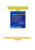 Test Bank for Burns' Pediatric Primary Care &lpar;8th Edition&rpar; by Garzon&comma; Dirks&comma; Driessnack&comma; Duderstadt & Gaylord &vert; Chapters 1&ndash;46 &vert; Complete Question and Answer Collection
