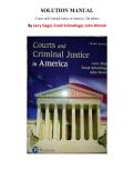 Solution Manual for Courts and Criminal Justice in America 3rd Edition by Larry Siegel&comma; Frank Schmalleger&comma;  John Worrall&comma; Chapter 1-16 &vert; All Chapters