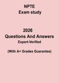 NPTE Exam Study Guide &ndash; Physical Therapy Board Exam Prep & Practice Questions