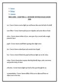 MED AIDE - CHAPTER 13 - SENSORY SYSTEM EXAM GUIDE 2026