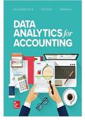 TESTBANK FOR Data Analytics for Accounting 1st Edition by Vernon J&period; Richardson