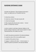 Nursing School Entrance Exam Prep &vert; Complete Practice Test & Solutions