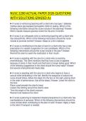 NUSC 2200 ACTUAL PAPER 2026 QUESTIONS WITH SOLUTIONS GRADED A&plus;