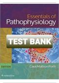 TESTBANK ESSENTIAL OF PATHOPHYSIOLOGY 4TH EDITION BY PORTH &lpar;ALL CHAPTERS COVERED &rpar;