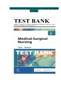 TESTBANK FOR Medical-Surgical Nursing 8th Edition by Adrianne Dill Linton