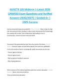 NUSCTX 10S Midterm 1 Latest 2026  UPDATED Exam Questions and Verified  Answers &lpar;2026&sol;2027&rpar; &vert; Graded A&plus; &vert;  100&percnt; Success
