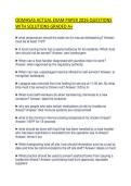ODMHSAS ACTUAL EXAM PAPER 2026 QUESTIONS WITH SOLUTIONS GRADED A&plus;