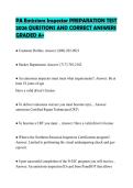 PA Emissions Inspector PREPARATION TEST 2026 QUESTIONS AND CORRECT ANSWERS GRADED A&plus;