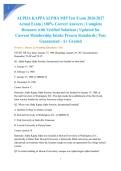 ALPHA KAPPA ALPHA MIP Test Exam 2026&sol;2027 Actual Exam &vert; 100&percnt; Correct Answers &vert; Complete Resource with Verified Solutions &vert; Updated for Current Membership Intake Process Standards &vert; Pass Guaranteed - A&plus; Graded