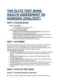 Elite Health Assessment in Nursing Test Bank &lpar;2026&sol;2027&rpar; &vert; Weber & Kelley 7th Edition &vert; NGN NCLEX & CJMM Ready