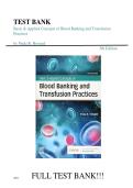 Test Bank &mdash; Basic & Applied Concepts of Blood Banking and Transfusion Practices 5th Edition by Paula R&period; Howard &vert; Complete & Updated Exam Study Resource