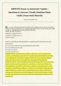 ABFM ITE Exam v4 &vert;2026&sol;2027 Update &vert;  Questions & Answers &vert; Family Medicine Study  Guide &vert;Exam study Material 