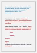 Security Blue Team Level 1 Exam &vert;&vert; Most Recent Exam 2026- 2027 Actual Complete Real Exam Questions And Correct  Answers &lpar;Verified Answers&rpar; Already Graded A&plus; &vert;                   Guaranteed Success&excl;&excl; &vert; Newest Exam  &vert;                                         