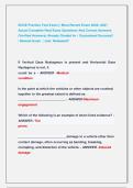 SOCE Practice Test Exam &vert;&vert; Most Recent Exam 2026--2027  Actual Complete Real Exam Questions And Correct Answers  &lpar;Verified Answers&rpar; Already Graded A&plus; &vert; Guaranteed Success&excl;&excl;              &vert; Newest Exam  &vert; Just  Released&excl;&excl;
