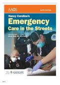 Test Bank for Nancy Caroline's Emergency Care in the Streets 9th Edition &vert; Complete Test Bank Chapters 1-53 &vert; Actual Exam Questions and 100&percnt; Verified Answers &vert; 2025&sol;2026 Updated &vert; Graded A&plus;