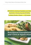 TEST BANK FOR Nutritional Foundations and Clinical Applications 8th Edition by Grodner COMPLETE GUIDE ALL CHAPTERS COVERED 100&percnt; VERIFIED A&plus; GRADE ASSURED&excl;&excl;&excl;&excl;&excl; NEW LATEST UPDATE&excl;&excl;&excl;&excl;&excl;