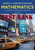 TEST BANK for Using & Understanding Mathematics&colon; A Quantitative Reasoning Approach 7th Edition by Jeffrey Bennett and William Briggs&period; All 12 Chapters&period; &lpar;complete Download&rpar;&period; 431 Pages&period;