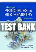 Test Bank - Lehninger Principles of Biochemistry&comma; 7th Edition &lpar;Nelson&comma; 2018&rpar; Chapter 1-28 &vert; All Chapters