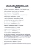 Package deal for ATI PN Pediatrics  ATI PN Pediatrics Written Exam Questions And Accurate Answers 2026&sol;2027