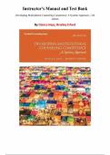 Instructor&rsquo;s Manual and Test Bank for Developing Multicultural Counseling Competence&colon; A Systems Approach 3rd Edition by Danica Hays&comma; Bradley Erford&comma; Chapter 1-18 &vert; All Chapters