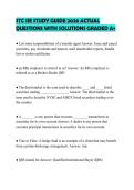 STC SIE STUDY GUIDE 2026 ACTUAL QUESTIONS WITH SOLUTIONS GRADED A&plus;