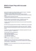 BSACs Exam Prep with Accurate Solutions