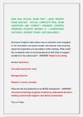 D096 WGU ACTUAL EXAM TEST &vert;&vert; MOST RECENT EXAMS 2026-2027