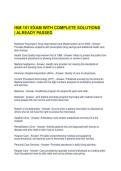 HIM 101 EXAM WITH COMPLETE SOLUTIONS &vert; ALREADY PASSED