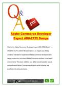 Adobe Commerce Developer Expert &lpar;AD0-E725&rpar; &ndash; Advanced Certification Exam Preparation with Practice Questions and Implementation Scenarios
