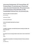 ATI Fundamentals Proctored Exam &lpar;Latest 2026&rpar; Verified Answers&comma; All Authors - Levels of Care&comma; Infection Control&comma; Physical Assessment&comma; Legal Issues&comma; Pharmacology&comma; Nursing Interventions&comma; Developmental Stages
