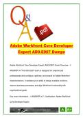 Adobe Workfront Core Developer Expert &lpar;AD0-E907&rpar; &ndash; Certification Exam Study Guide with Scenario-Based Practice Questions