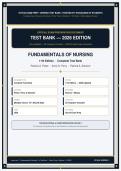 TEST BANK &mdash; 2026 EDITION Fully Updated  &vert;  All Chapters Covered  &vert;  NCLEX-Style Exam QuestionsFUNDAMENTALS OF NURSING 11th Edition  &CenterDot;  Complete Test Bank Patricia A&period; Potter  &CenterDot;  Anne G&period; Perry  &CenterDot;  Patricia A&period; Stockert 2026 &sol;2027